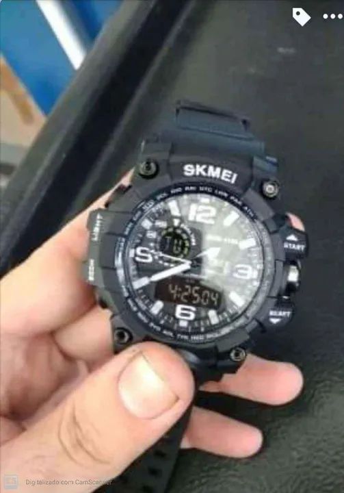 Relógio Digital e Analógico Skmei a prova d'água com LED militar - Foto 3