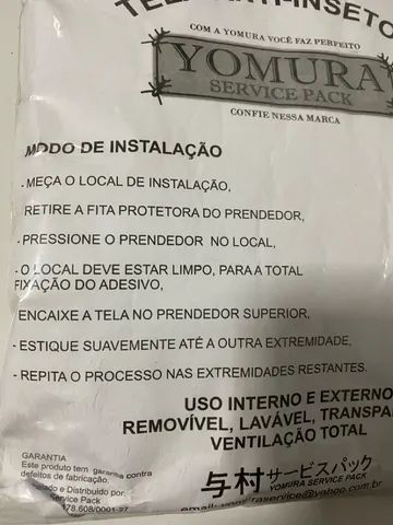 Tela Anti-Insetos Yomura 100x120cm - Foto 2