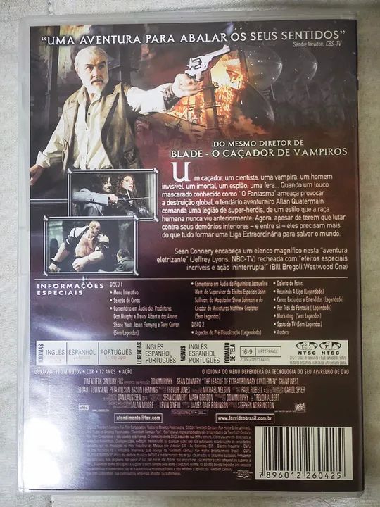 DVD Duplo "A Liga Extraordinária" - Edição Especial - Foto 4