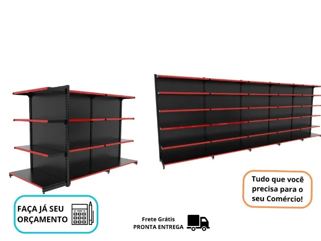 Gondolas de Centro e Parede Novas