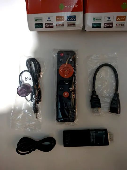 Tv stick q6 Android 10 produto novo  - Foto 3