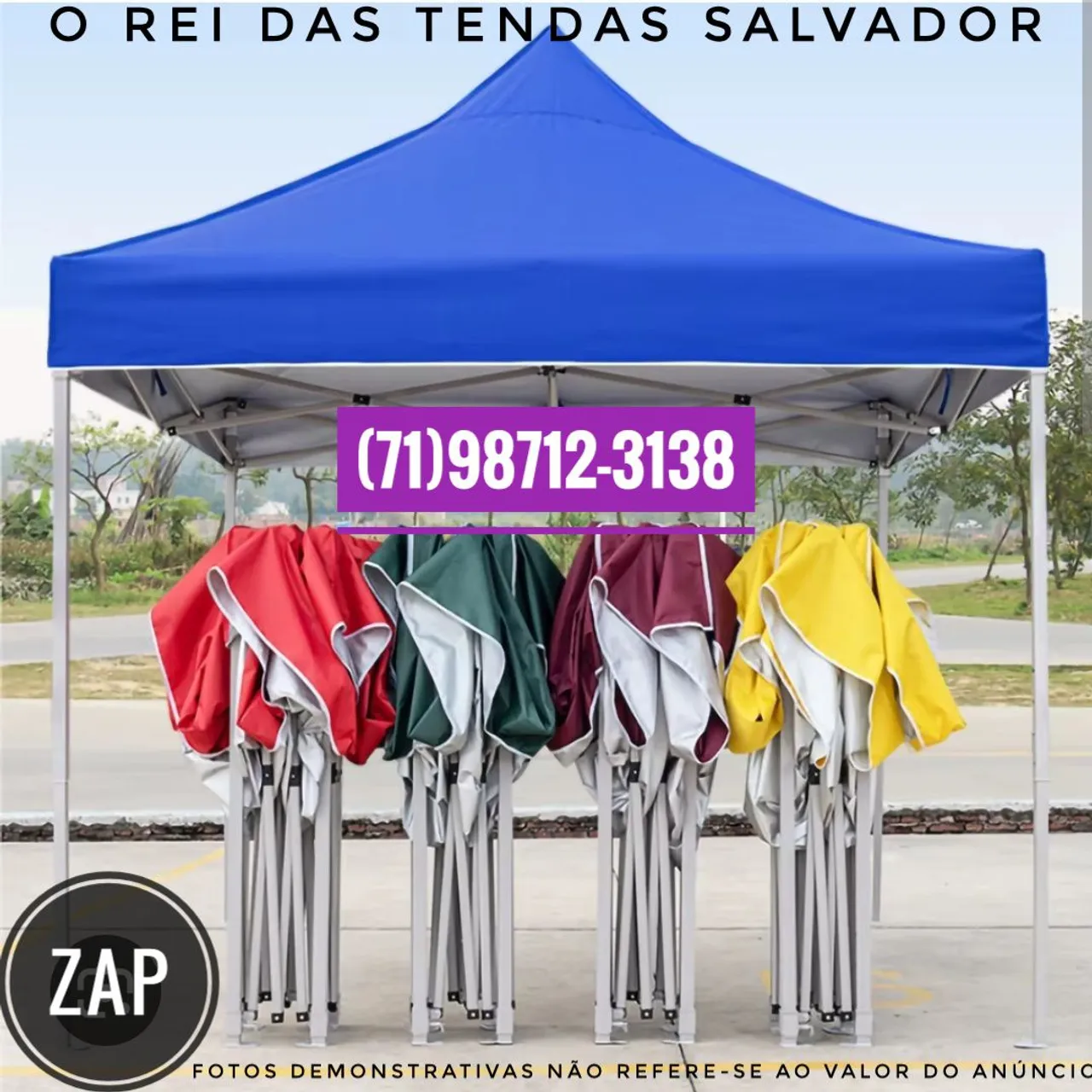 Tenda exclusiva as mais reforçadas do mundo em aço metalon galvanizado leia o anúncio !
