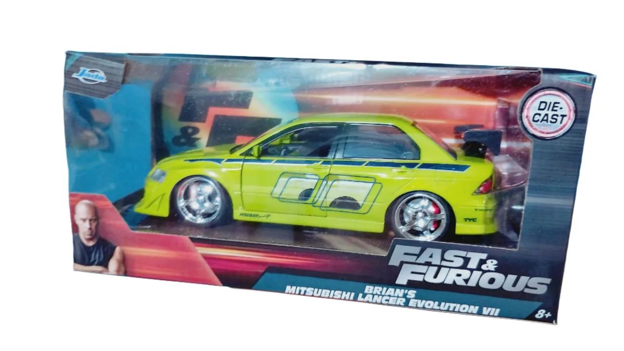 Jada 1:24 Mitsubishi Lancer Velozes e Furiosos 