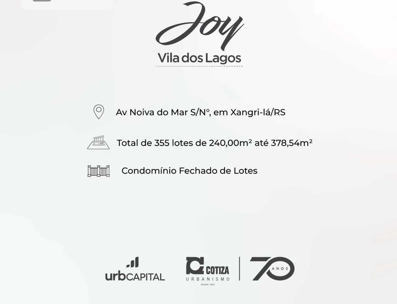 Vendo ou troco terreno Joy Vila Lagos