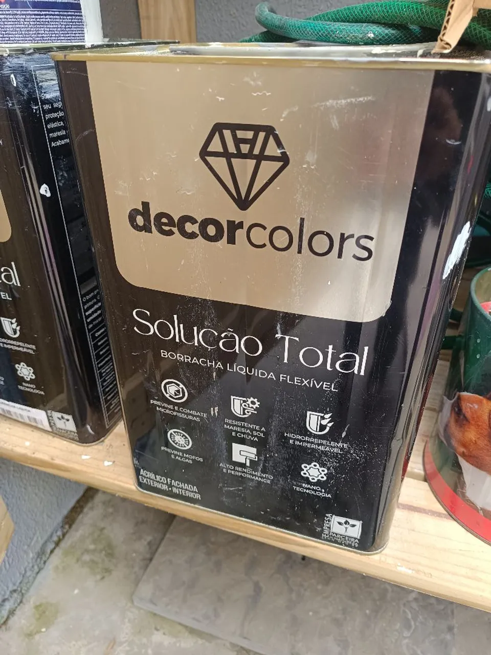 Tinta Solução Total Decorcolors - 21.5L usada