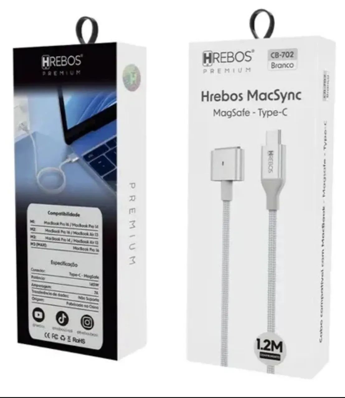 Cabo para Macbook AIR  Magsafe 3