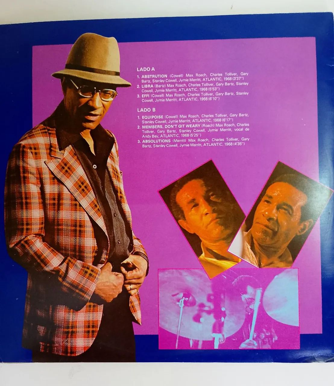 Max Roach Gigantes do Jazz LP vinil  - Foto 2