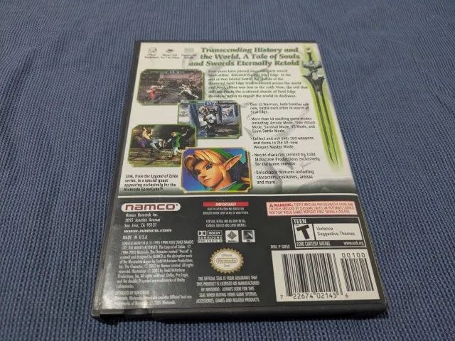 Soul Calibur II - GameCube - Completo com caixa, capa, e manual - Original - Soulcalibur 2 - Foto 3