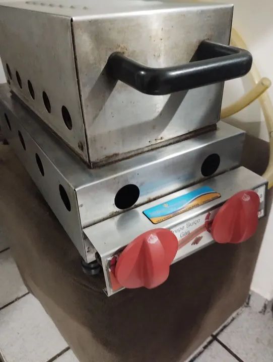 Máquina de crepe a gás 6 caba