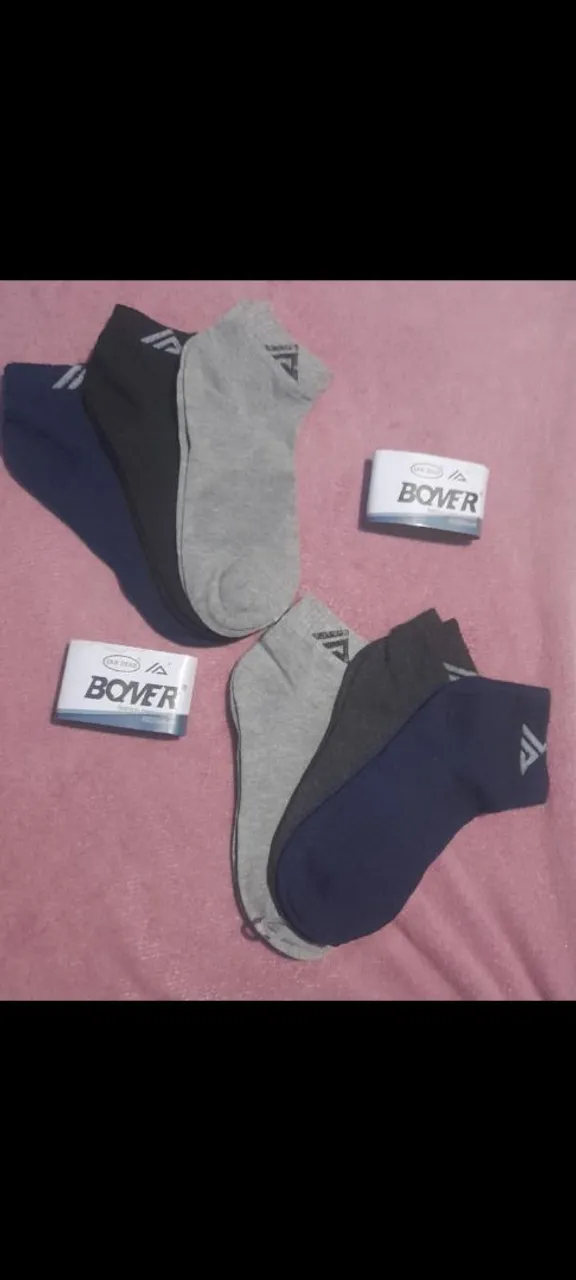 Meias BOVER - Kit com 3 pares