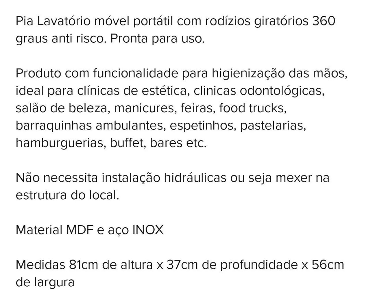 PIA PORTÁTIL EM MDF - Foto 5