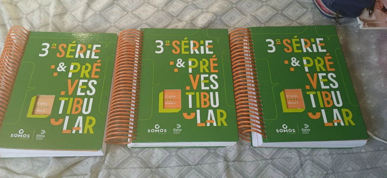 Livros 3ª Série - Pré-Vestibular - Volume 3,4,5 ( PENSI E ELITE)