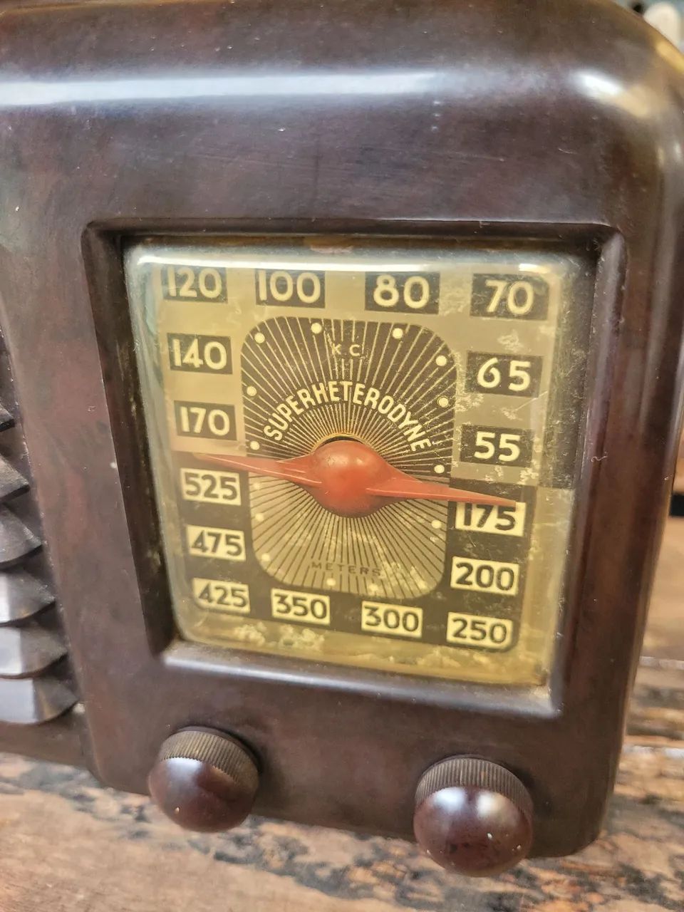 Radio Valvulado ,Baquelite,Funcionando: - Foto 2