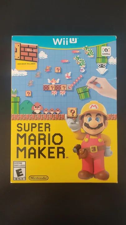 Super Mario Maker WiiU na caixa com manual completo - Foto 4