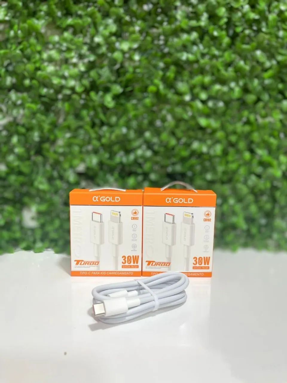 Cabo Carregador Turbo Tipo-C 30W ios original 