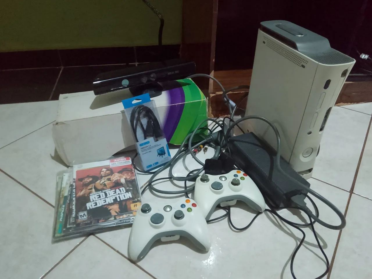 Xbox 360 Completo com Jogos e Kinect