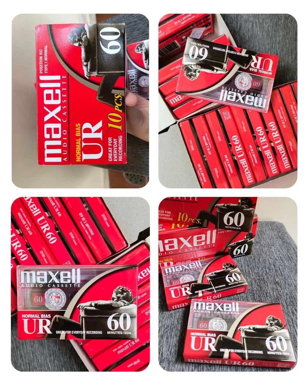 Maxell UR 60 - Fitas Cassete - unidade