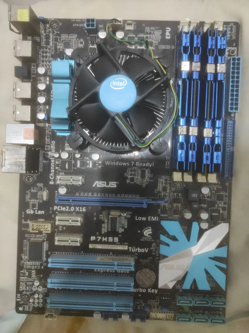 Kit xeon asus p7h55 x3440 16gb ddr3