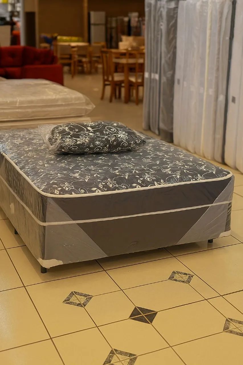 Promoção de cama box casal preta Entrega