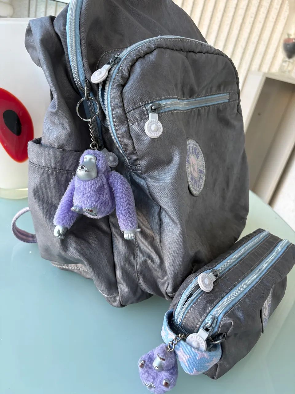 Mochila e estojo kippling - Foto 2