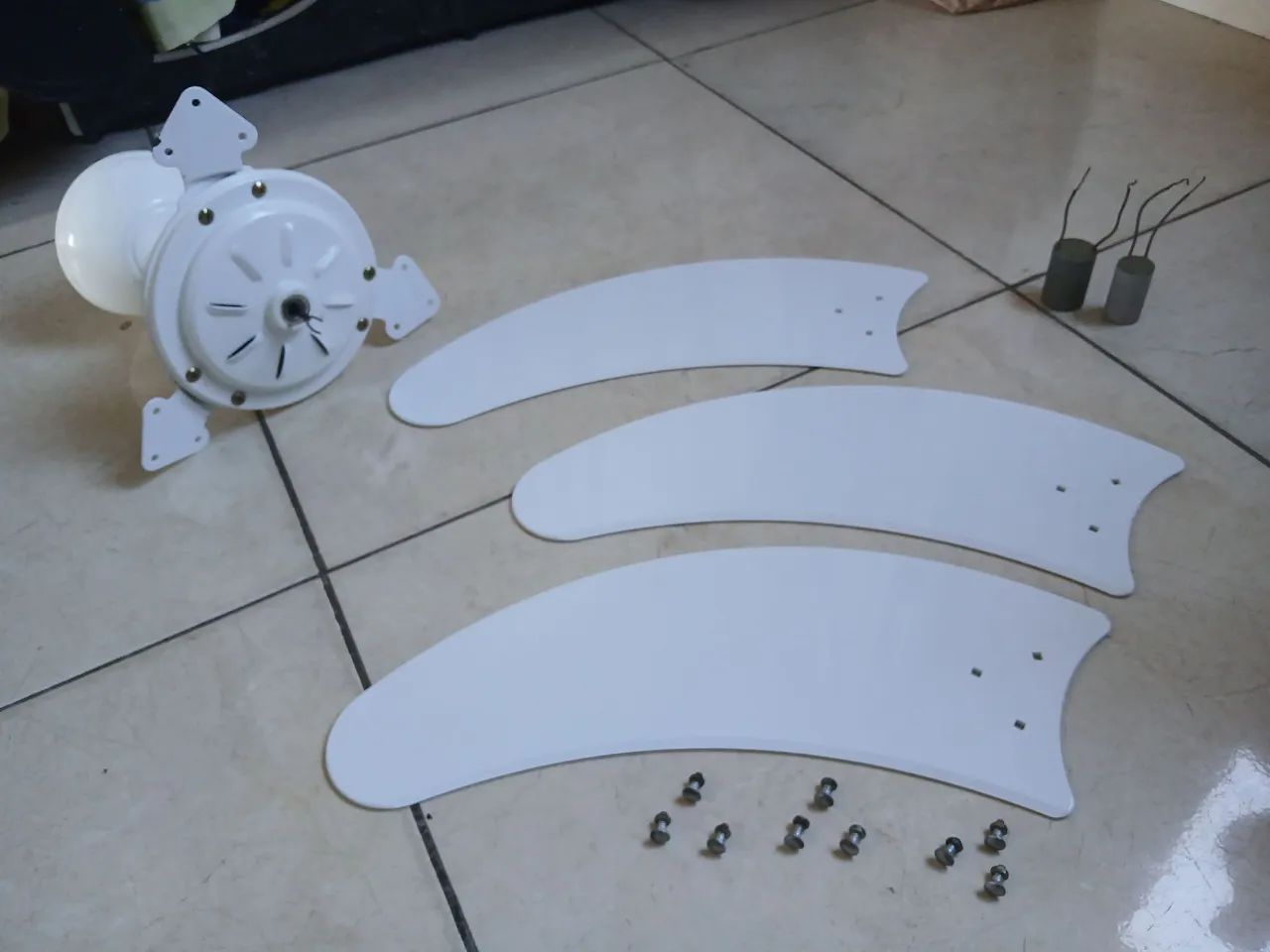 Ventilador de Teto 3 Pás Branco - Novo - Foto 4