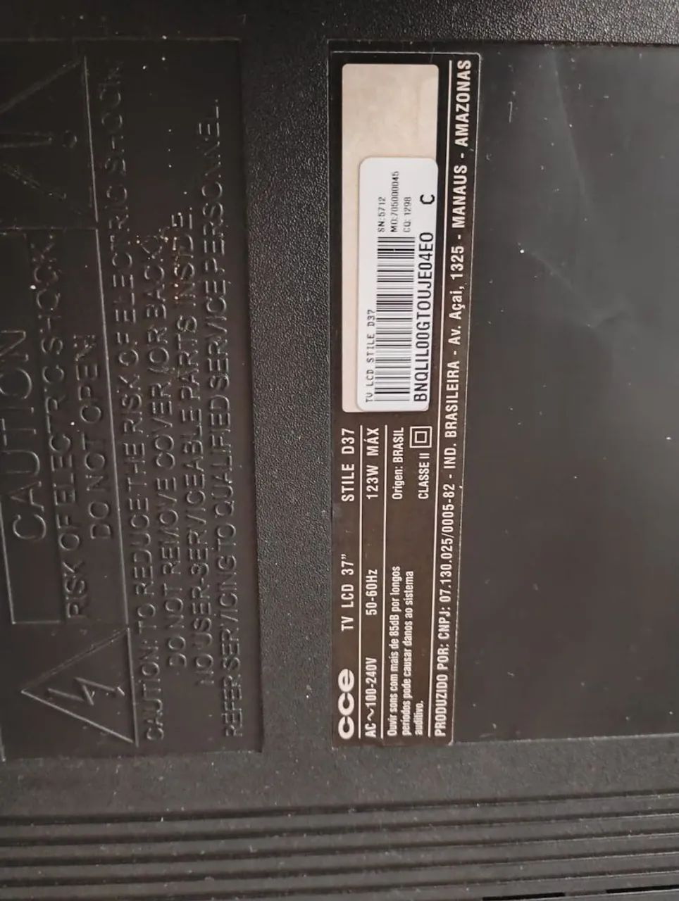TV CCE LCD 37 STILE  - Foto 2