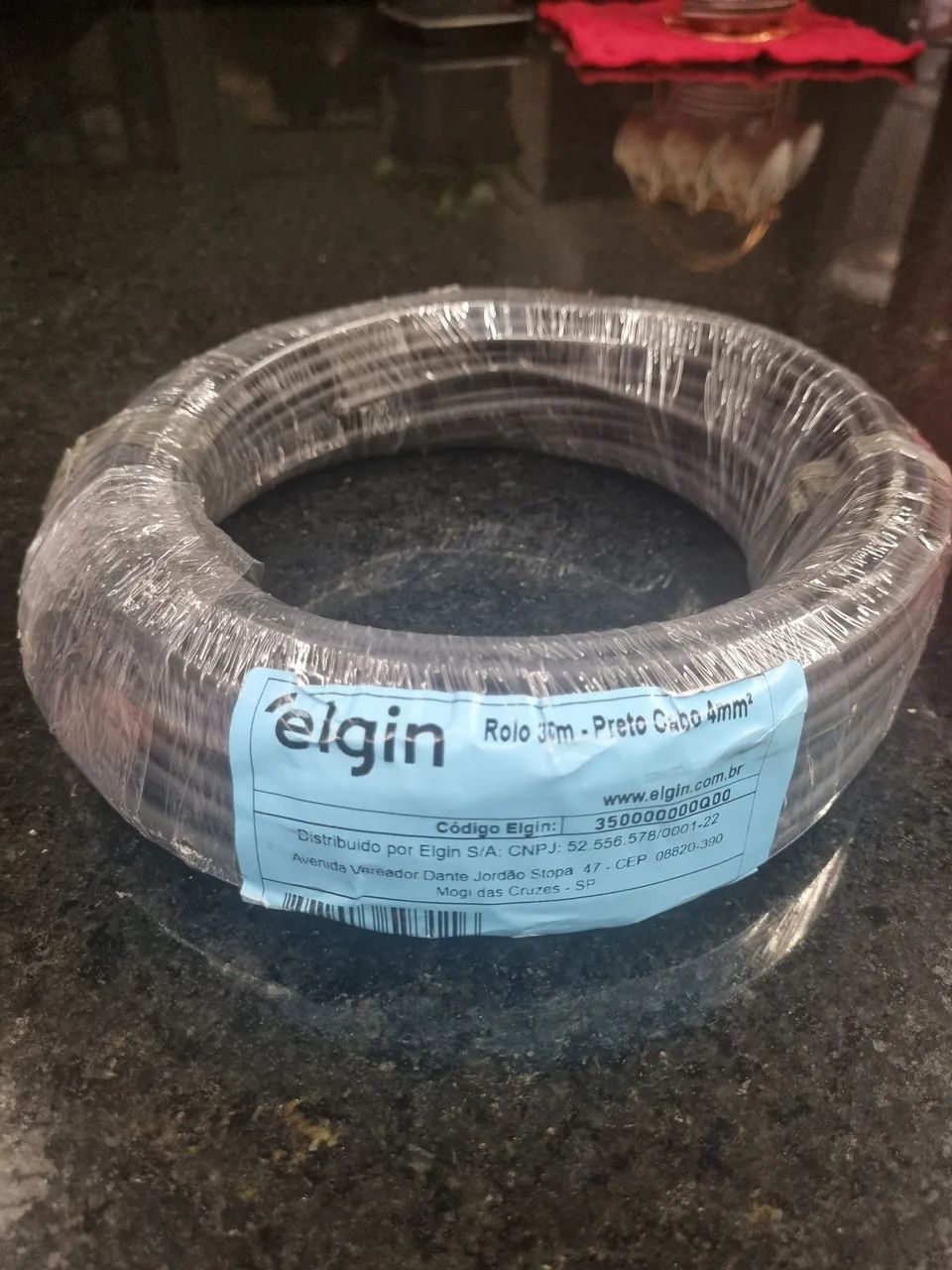 Cabos Solar Fotovoltaico 4mm Elgin - 30M Preto e 30M Vermelho  - Foto 3
