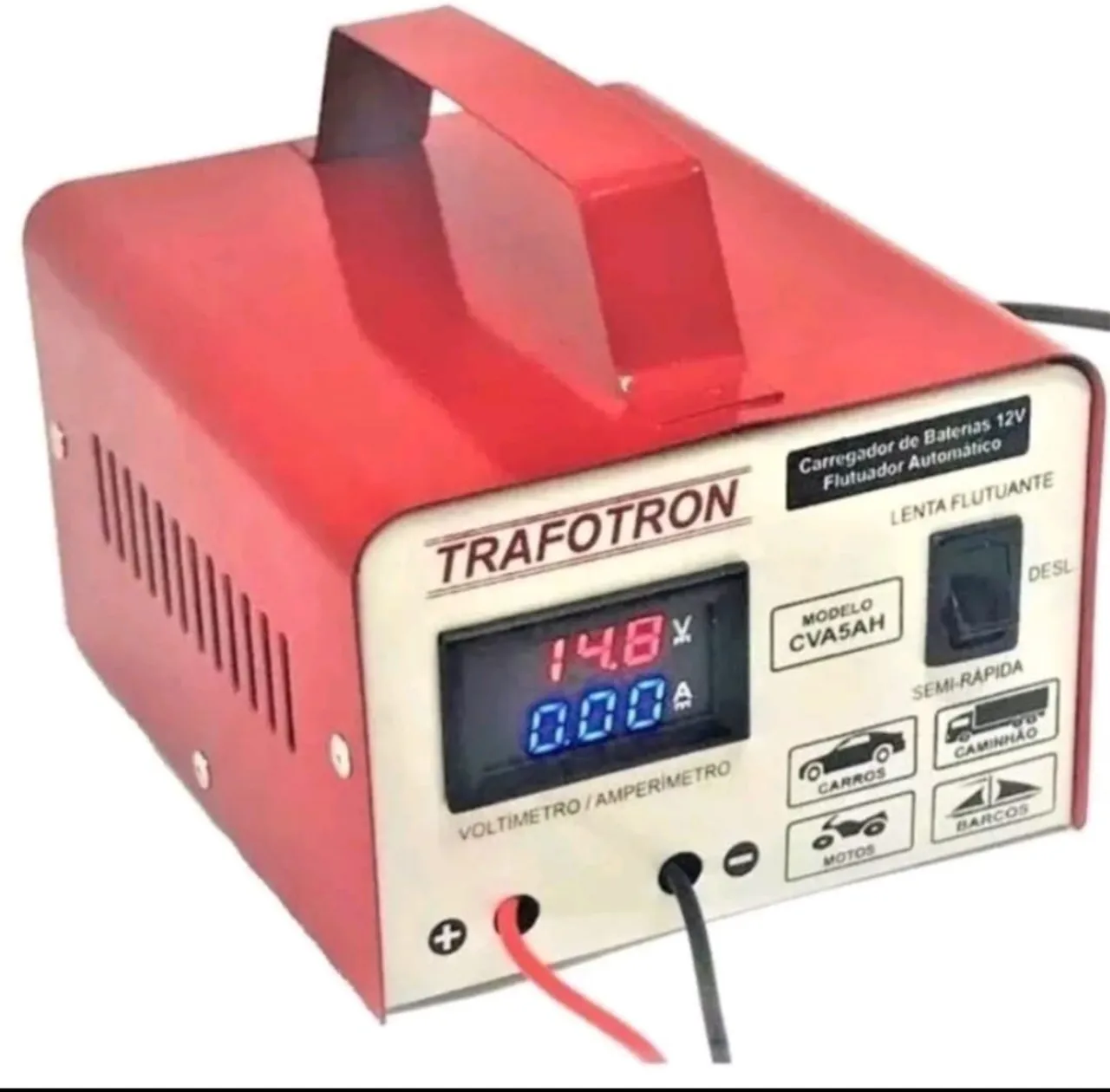 Carregador de Bateria Automotiva TrafoTron CVA5AH