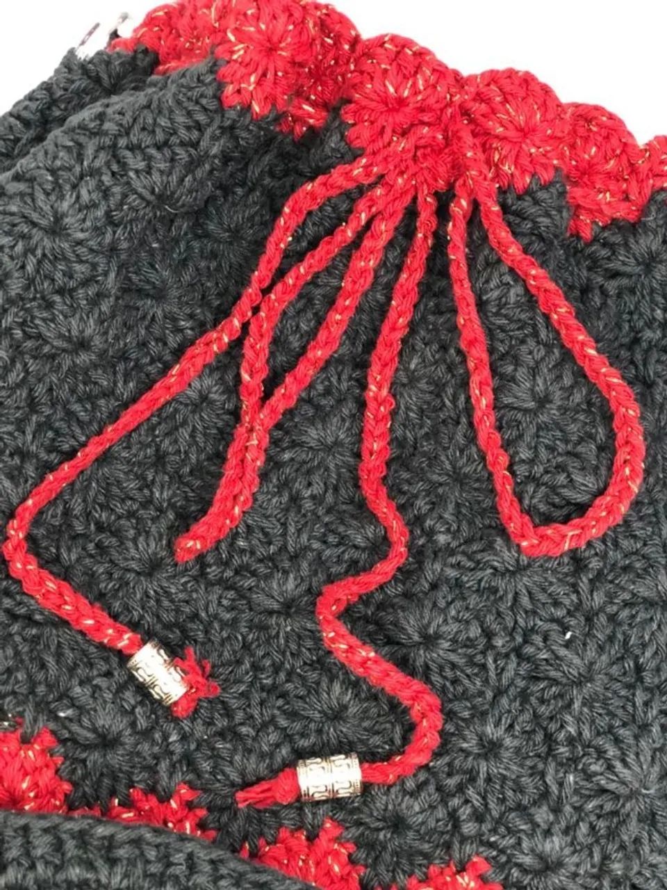 bolsa crochê cherry - Foto 2