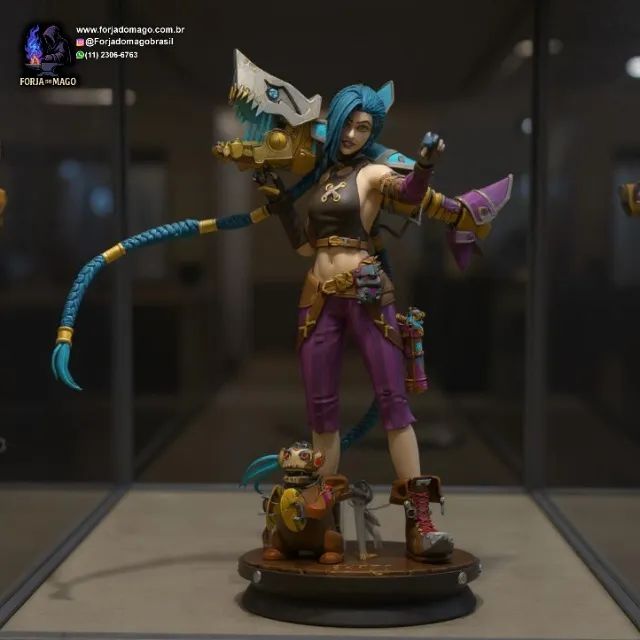 ARCANE フィギュア アーケイン League of Legends Figure Jinx Arcane League of Legends LoL - Hobbies e coleções