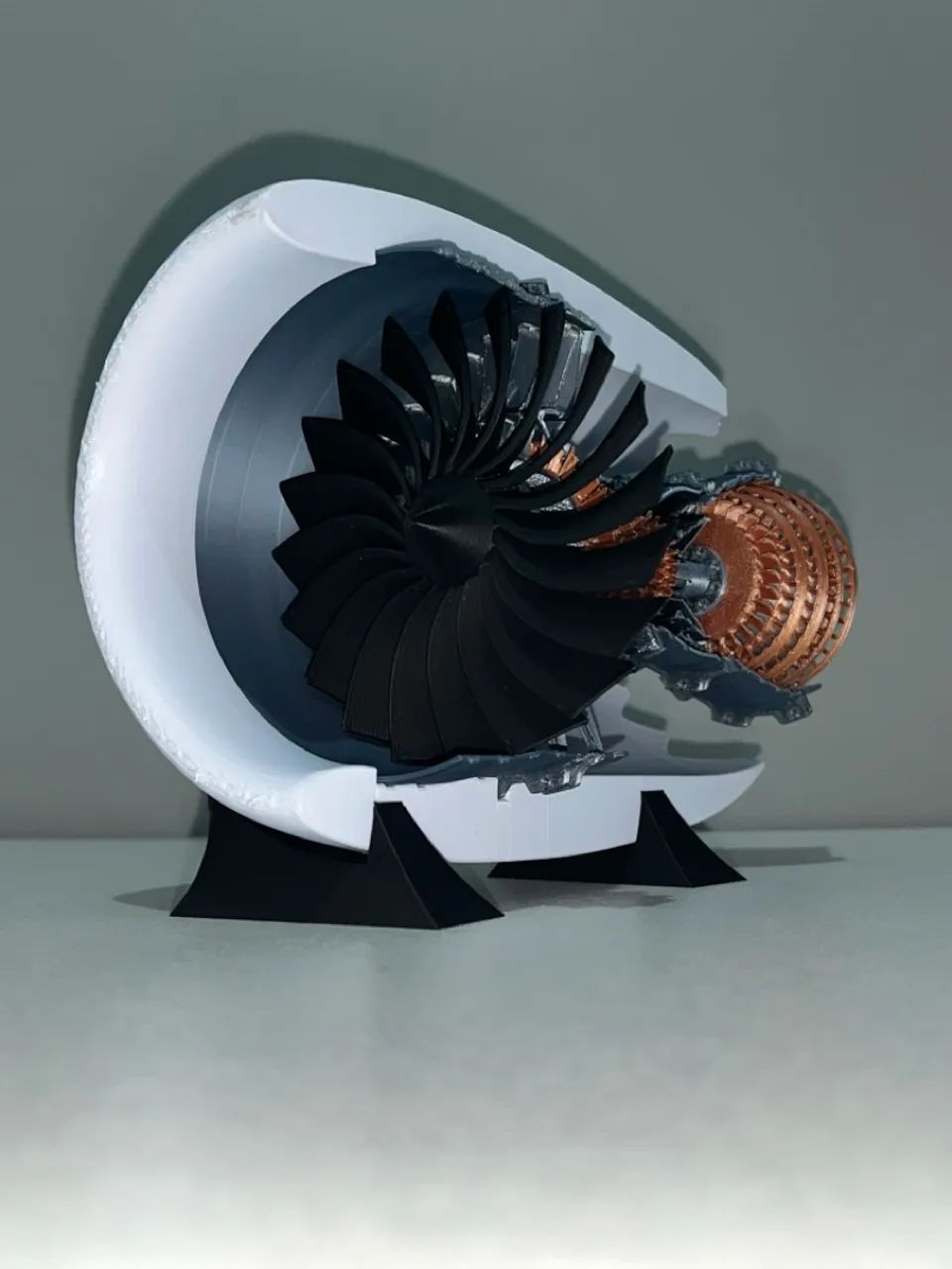 Modelo de motor de avião a jato - Foto 3