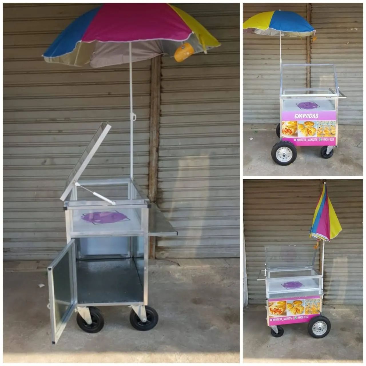 Carrinho de Empada Completo - Novo