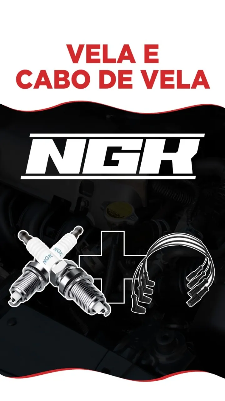 Velas e cabos de velas Ngk qualidade do inicio ao fim