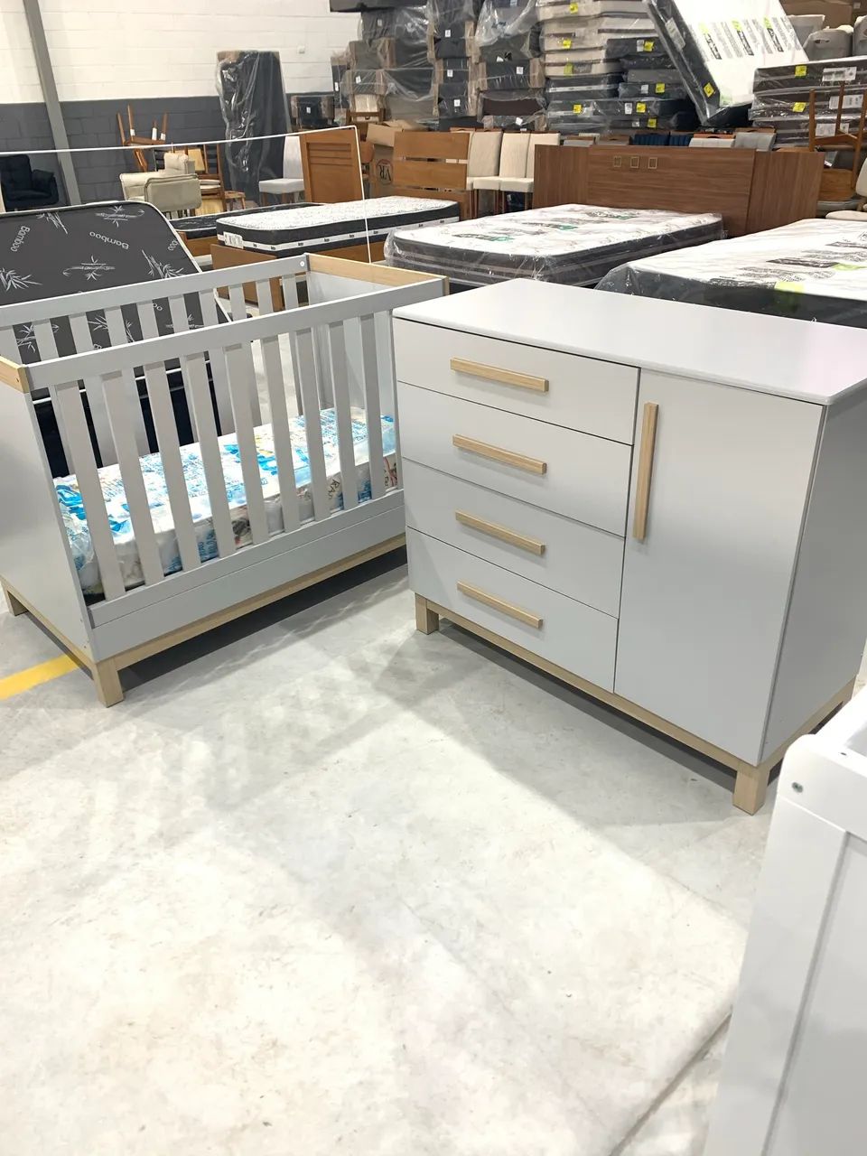 Kit Berço + Cômoda 