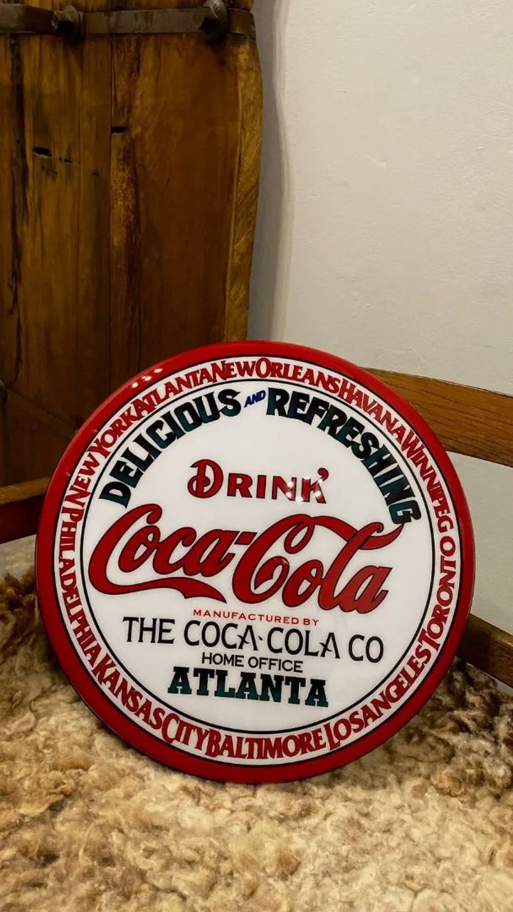 Placa Decorativa Coca-Cola Vintage