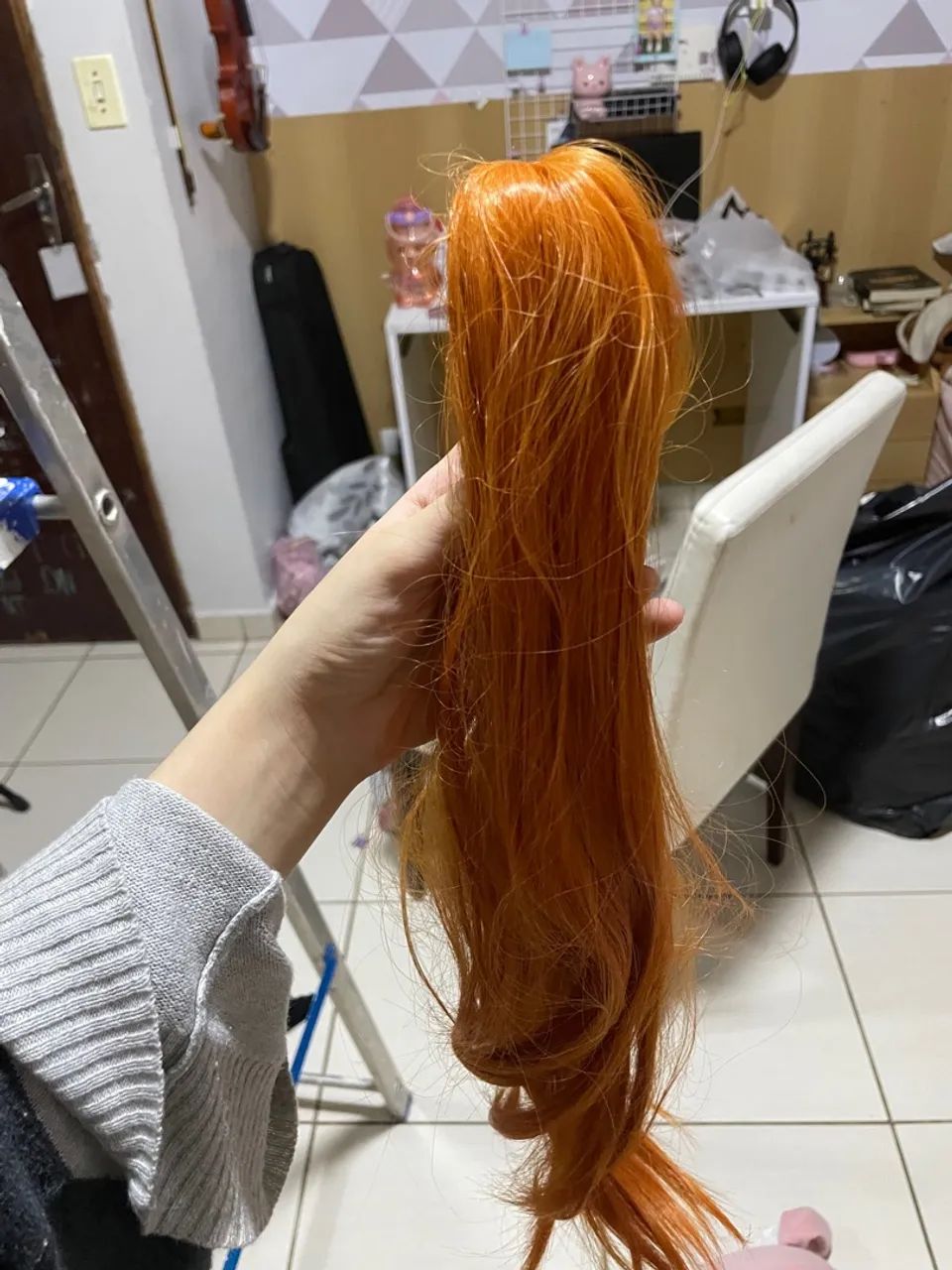 Peruca laranja - Foto 4