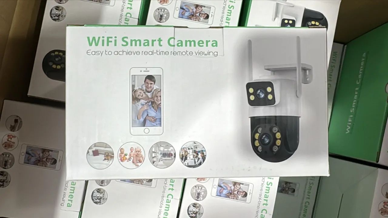 Camera de Segurança A28B Wifi externa Speed Dome Smart Camera App Icsee