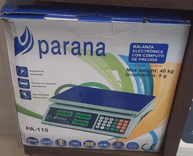 BALANÇA 40KG RECARREGAVEL COM FONTE 