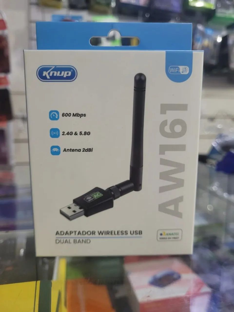 Adaptador Wi-Fi para computador e Notebook | Dual Band 600Mbps - Foto 2