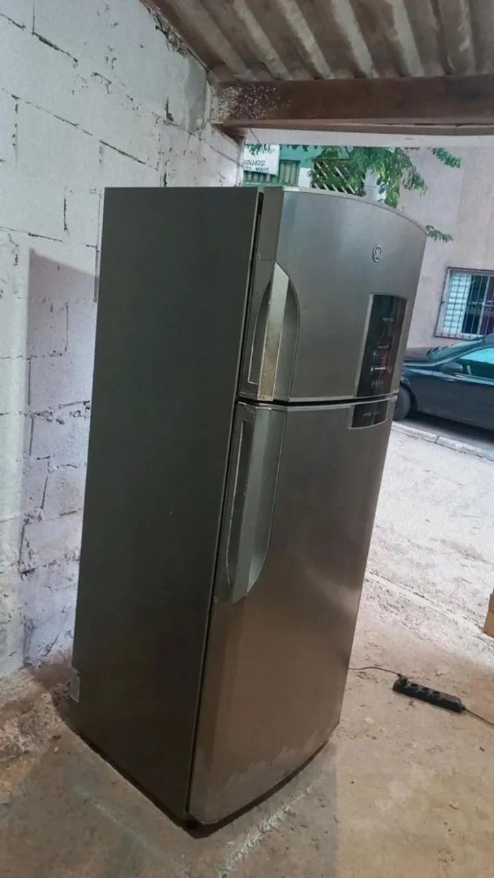 Geladeira Duplex GE inox  - Foto 3