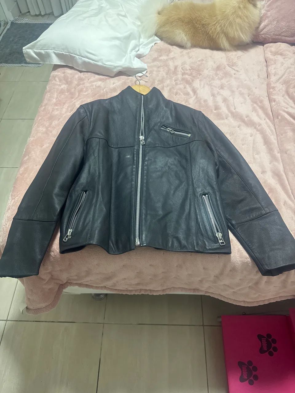 Jaqueta de couro 