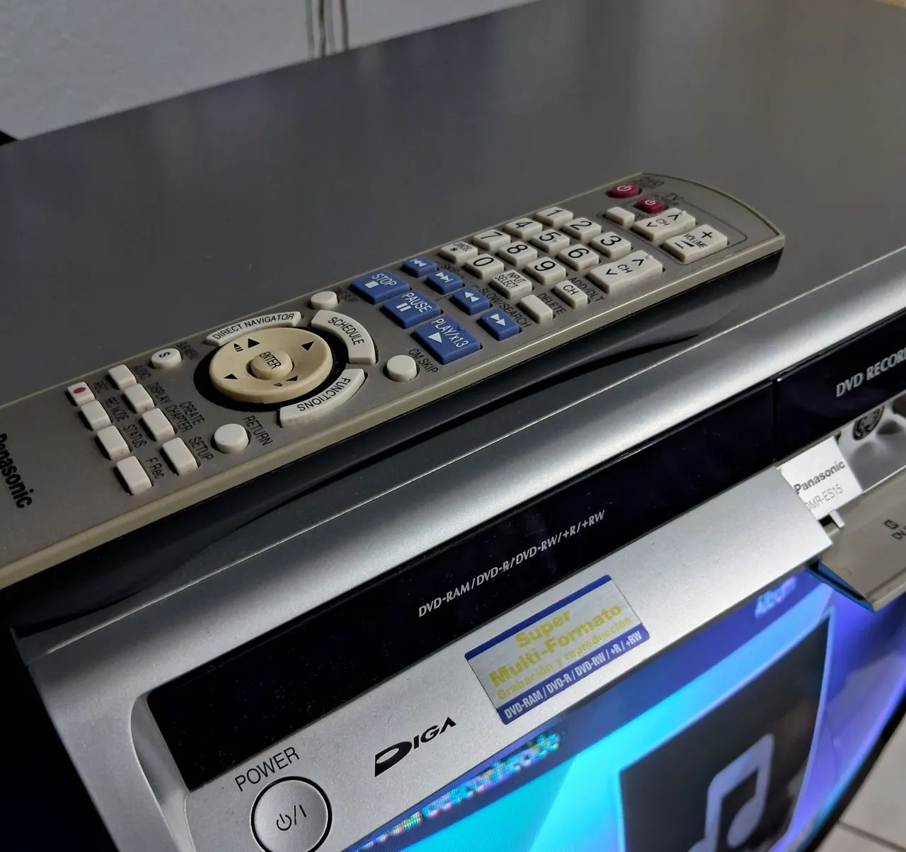 Aparelho Dvd Gravador Panasonic DMR ES15 - Foto 3