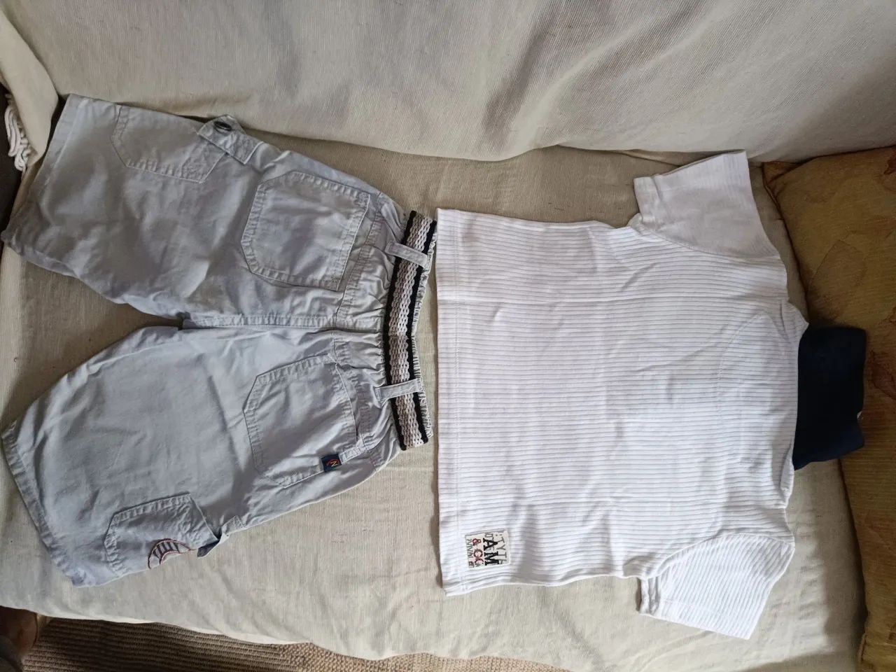 Conjunto Shorts e Blusa Infantil Arte Menor - Tamanho 3 Anos