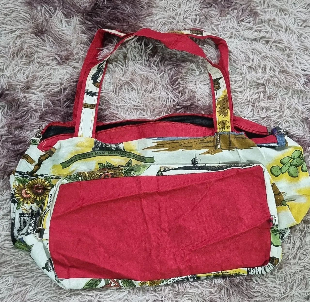 Bolsa tecido tamanho medio - Foto 3