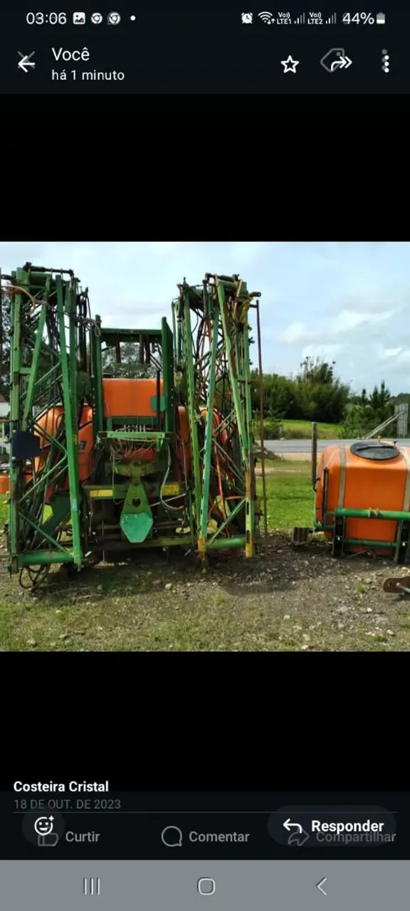 Pulverizador titan 2000 litros