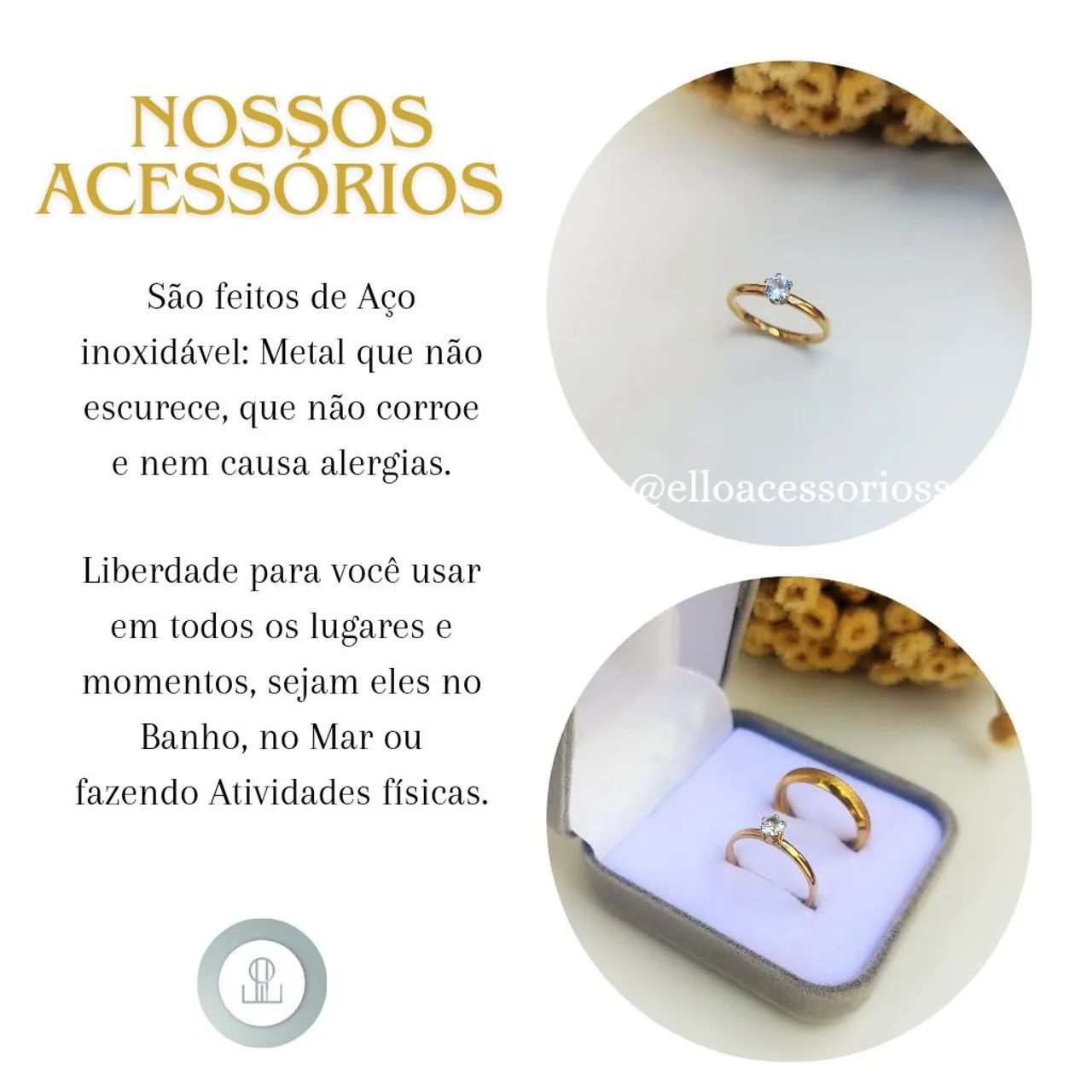 Anel Solitário Cristal em zircônia - Foto 5