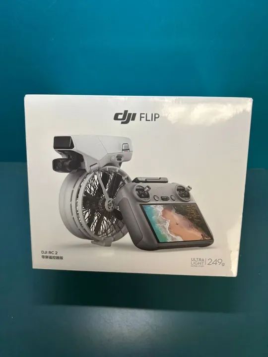 Drone DJI Flip com Radio Rc2 ( tela ) - Novo  - Foto 5