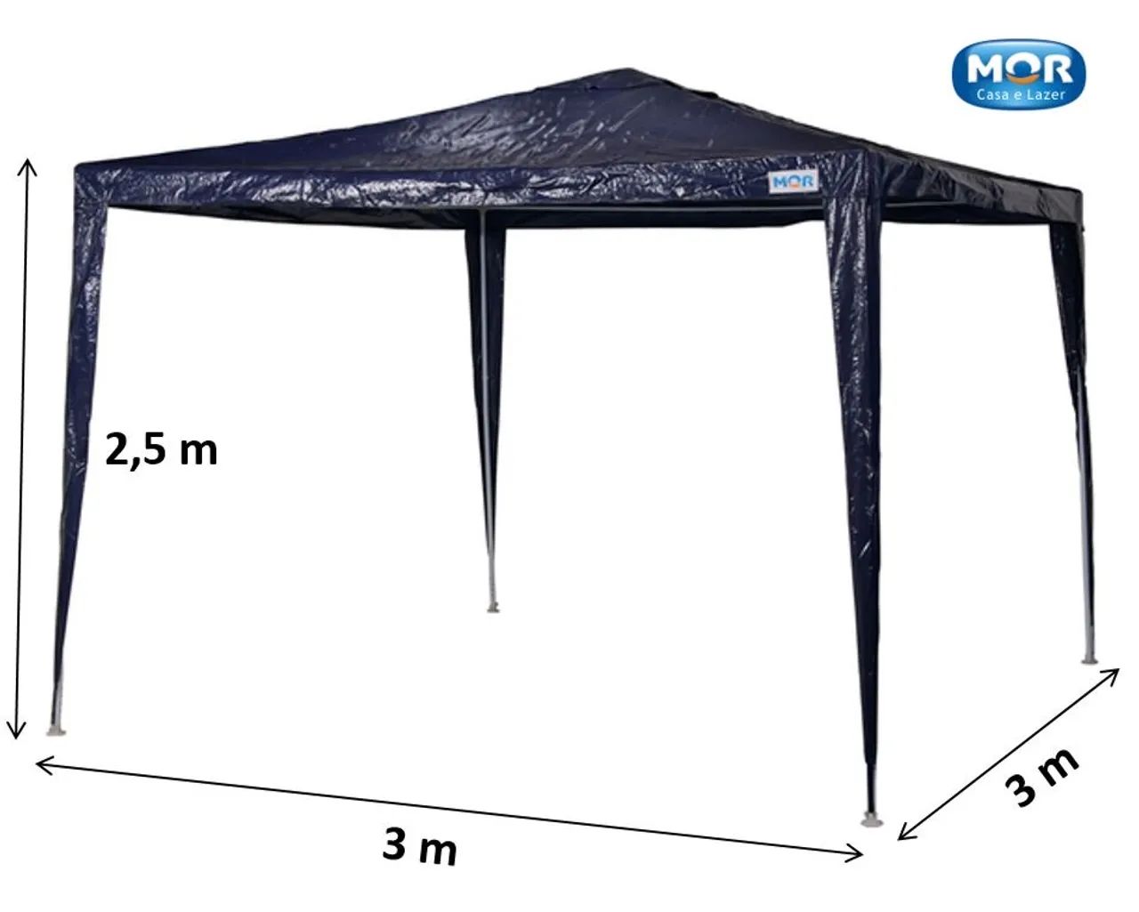 Tenda gazebo 3x3 MOR