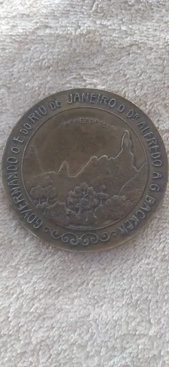 Medalha comemorativa rara antiga 