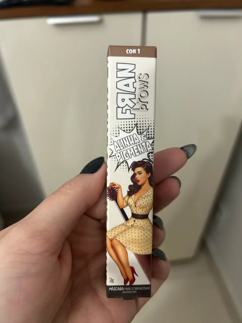 Máscara de sobrancelha da Fran